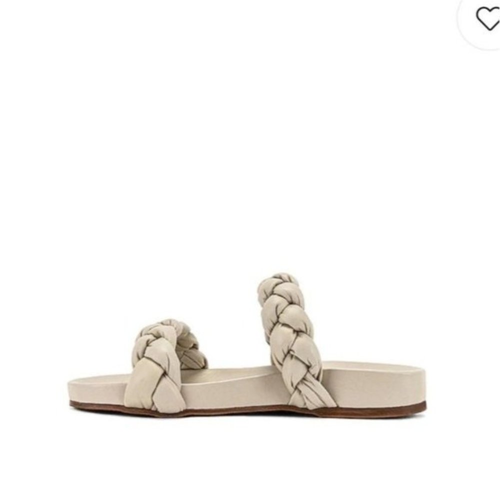 Kaanas Coco Sandal in Off White - Picture 2 of 10